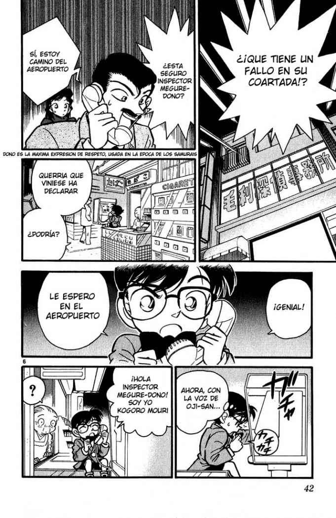 Detective Conan Capitulo 12: Las fotografías hablan página 6