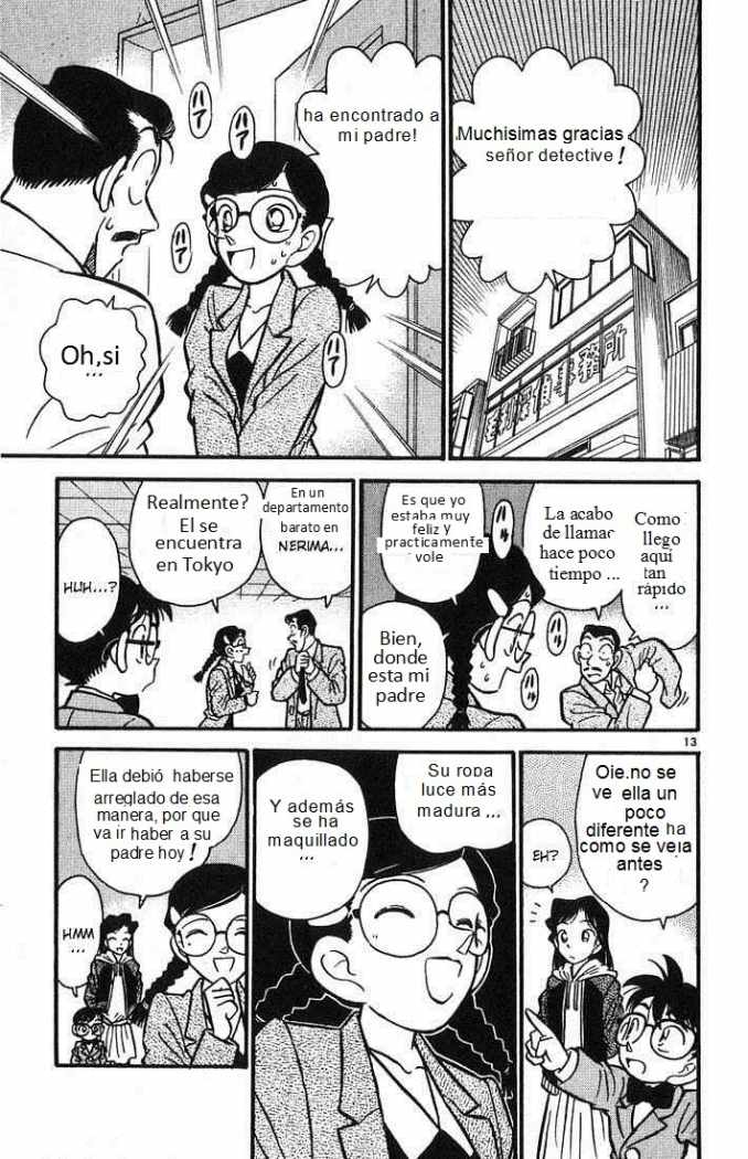 Detective Conan Capitulo 13: El hombre desaparecido página 13