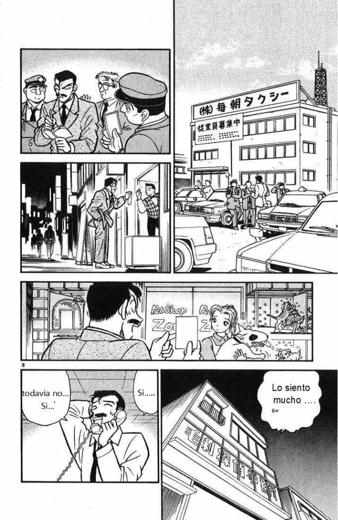 Detective Conan Capitulo 13: El hombre desaparecido página 8