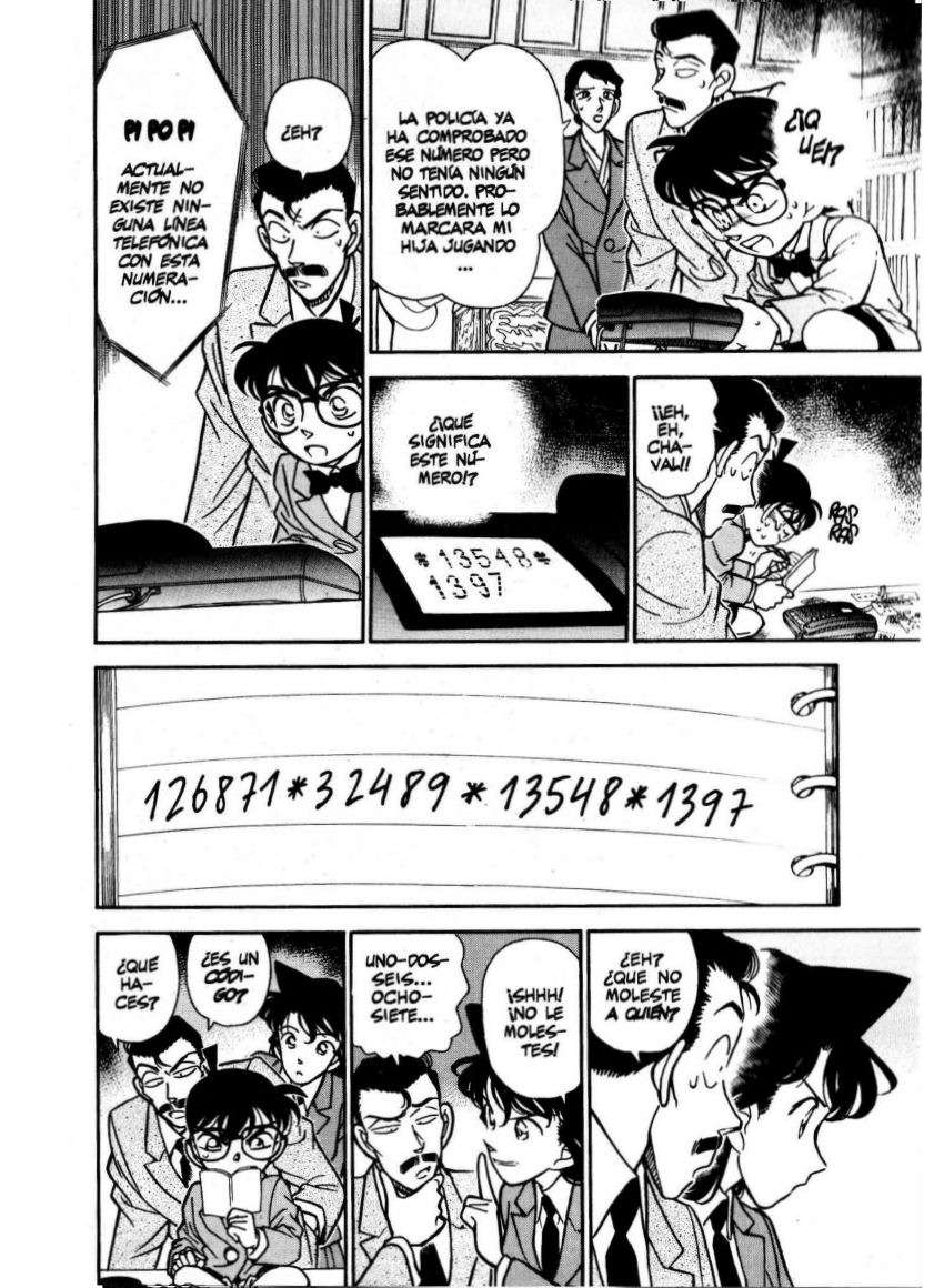 Detective Conan Capitulo 132: Los números del teléfono página 17