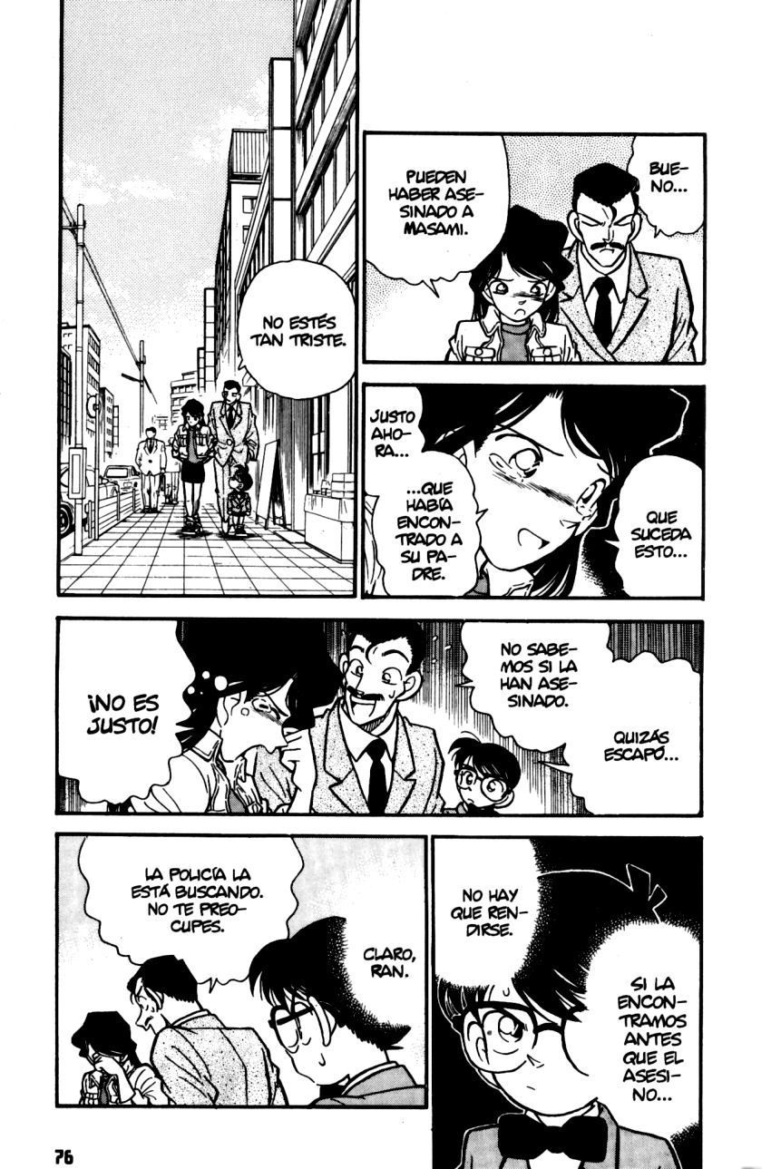 Detective Conan Capitulo 14: Una pobre chica página 8
