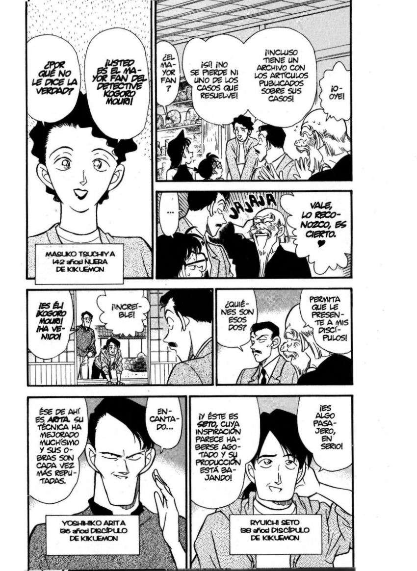Detective Conan Capitulo 160: El caso de los ceramistas página 4