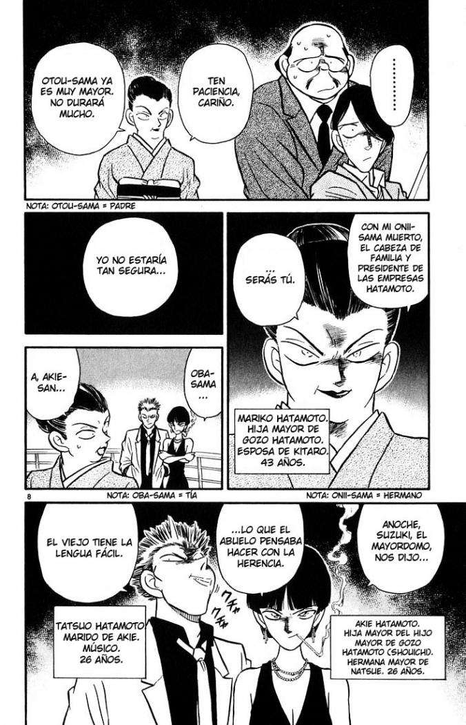 Detective Conan Capitulo 20: La familia Hatamoto página 14