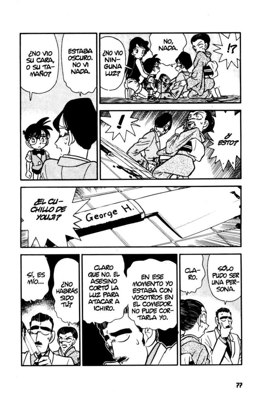 Detective Conan Capitulo 24: El asesino en la oscuridad página 3