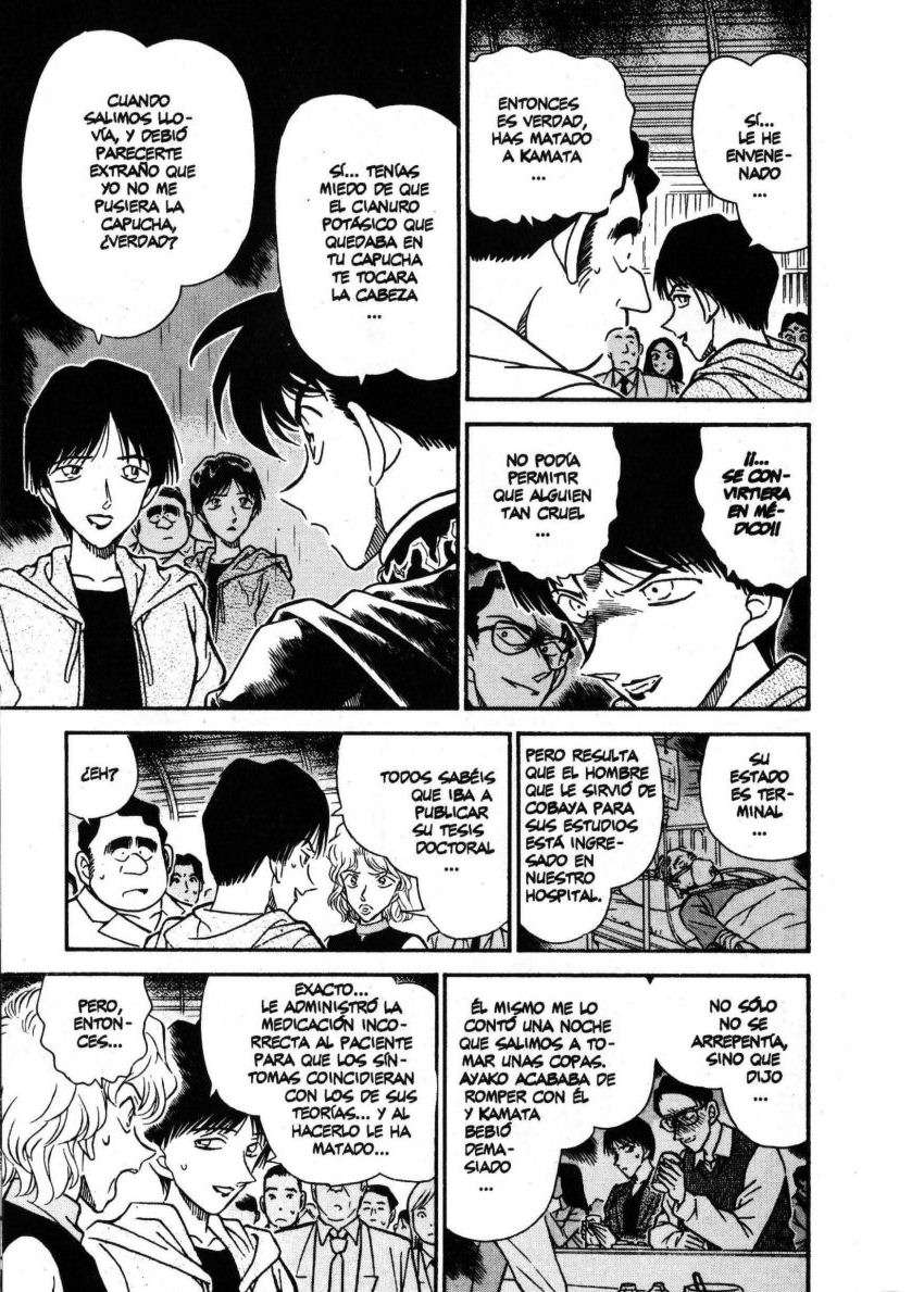 Detective Conan Capitulo 257: Resurrección bajo amenaza de muerte página 12