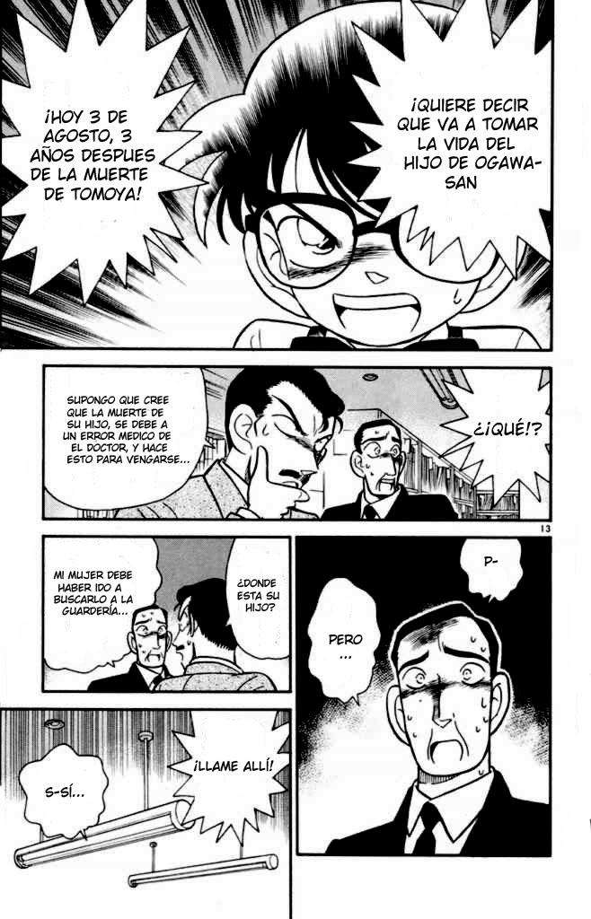 Detective Conan Capitulo 28: El misterio del 3 de Agosto página 13