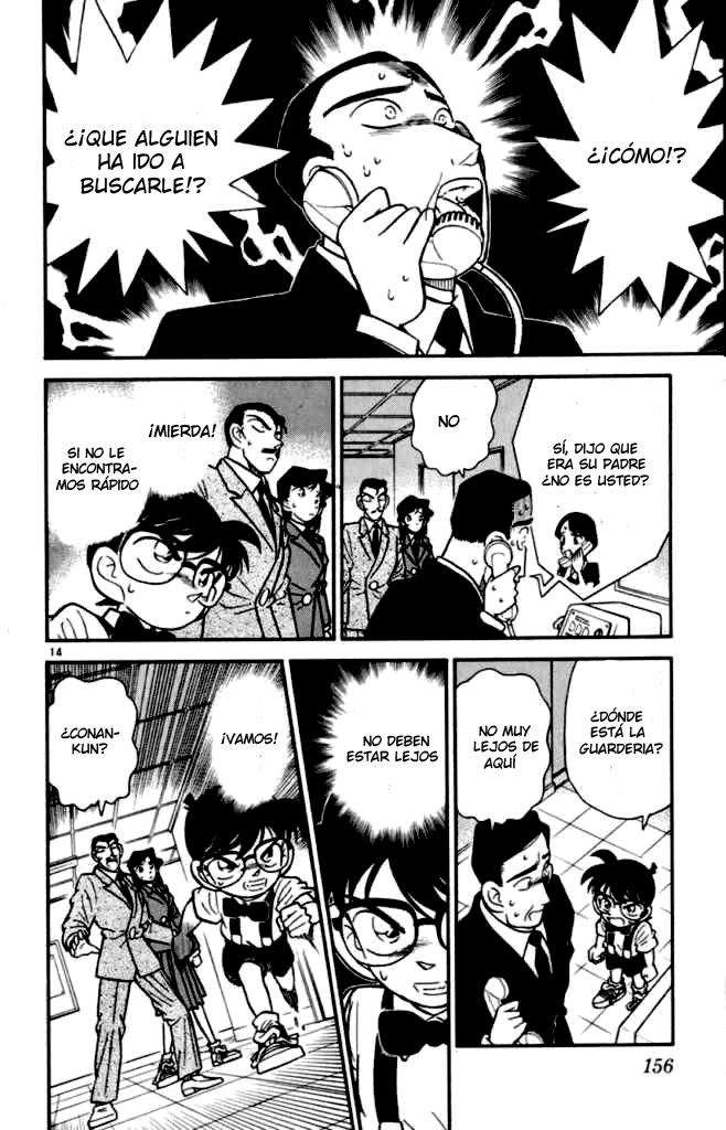 Detective Conan Capitulo 28: El misterio del 3 de Agosto página 14