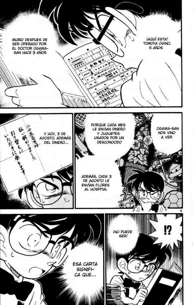 Detective Conan Capitulo 28: El misterio del 3 de Agosto página 9