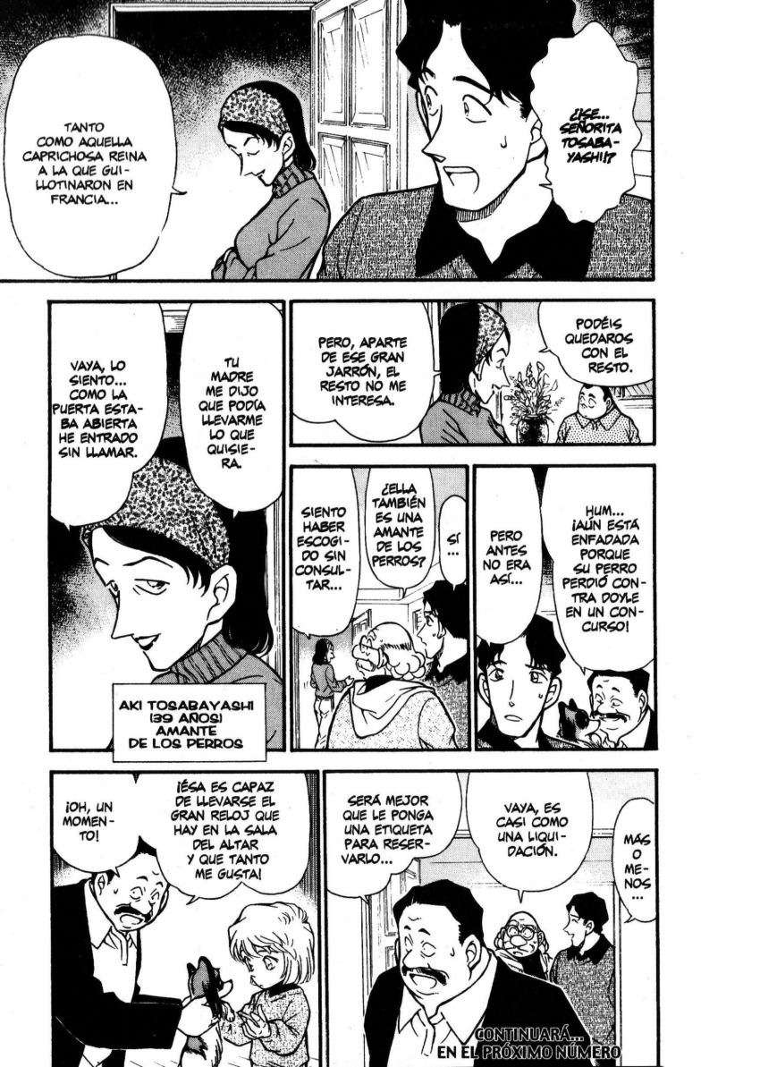 Detective Conan Capitulo 290: Amantes de los perros página 8
