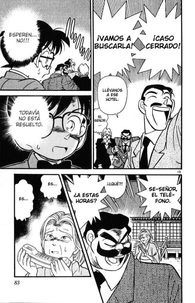 Detective Conan Capitulo 3: El detective incomprendido página 14