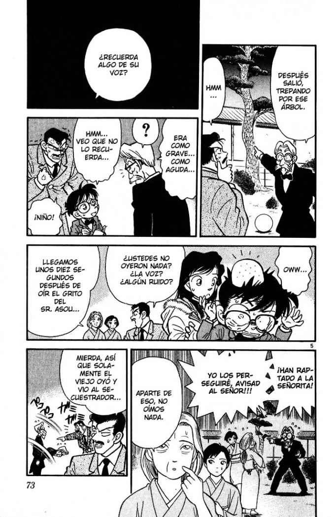 Detective Conan Capitulo 3: El detective incomprendido página 5
