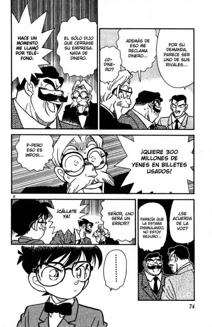 Detective Conan Capitulo 3: El detective incomprendido página 6