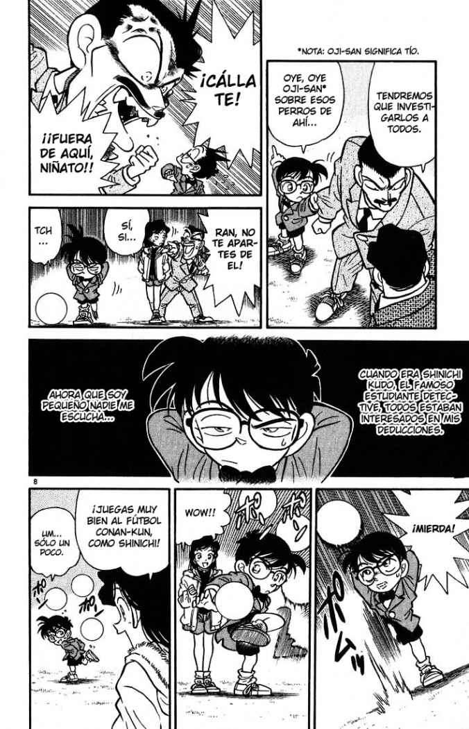 Detective Conan Capitulo 3: El detective incomprendido página 8