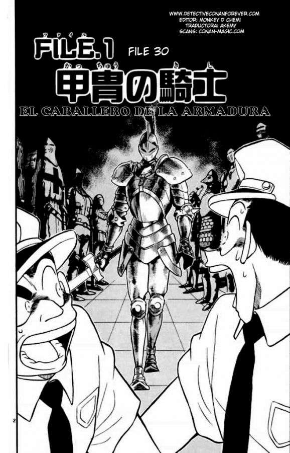 Detective Conan Capitulo 30: El caballero de la armadura página 4
