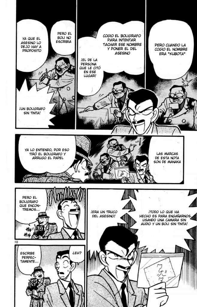 Detective Conan Capitulo 32: Un bolígrafo que no escribe página 10