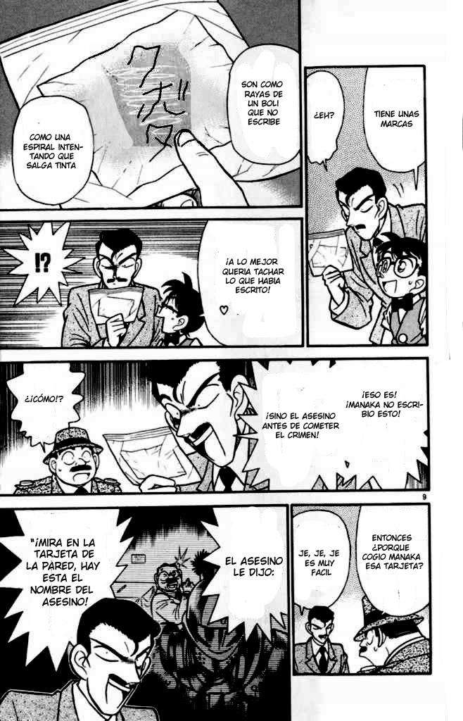 Detective Conan Capitulo 32: Un bolígrafo que no escribe página 9