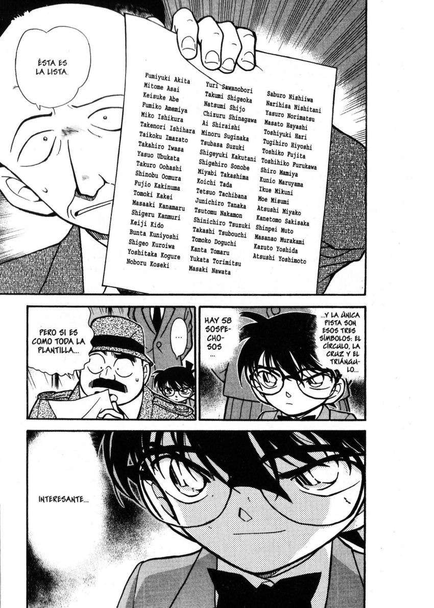 Detective Conan Capitulo 338: El significado de “X” página 18