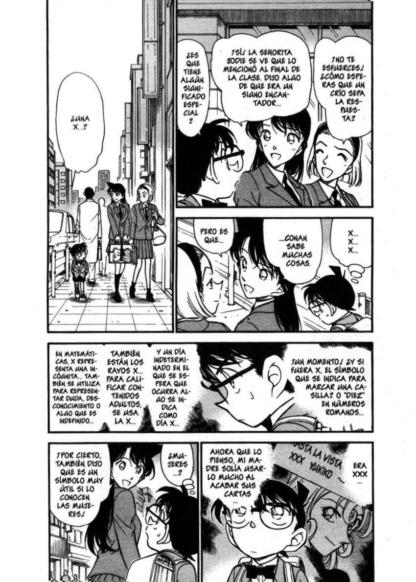 Detective Conan Capitulo 338: El significado de “X” página 4