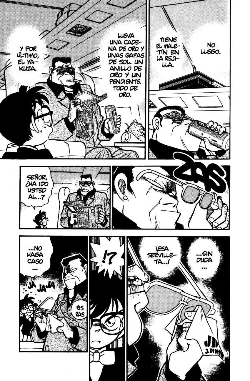 Detective Conan Capitulo 34: Los cuatro de primera clase página 14