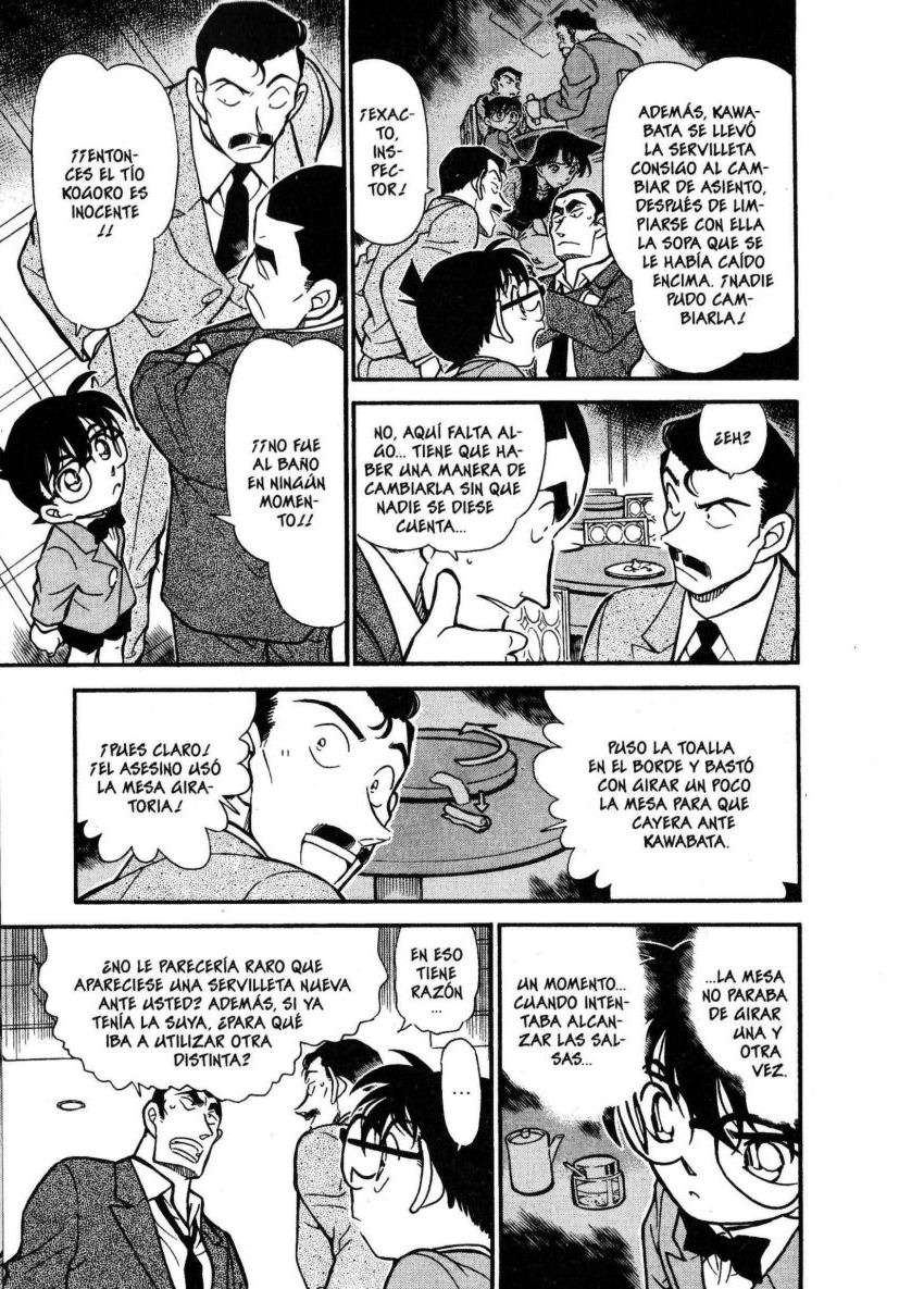 Detective Conan Capitulo 348: La trampa de la servilleta página 12