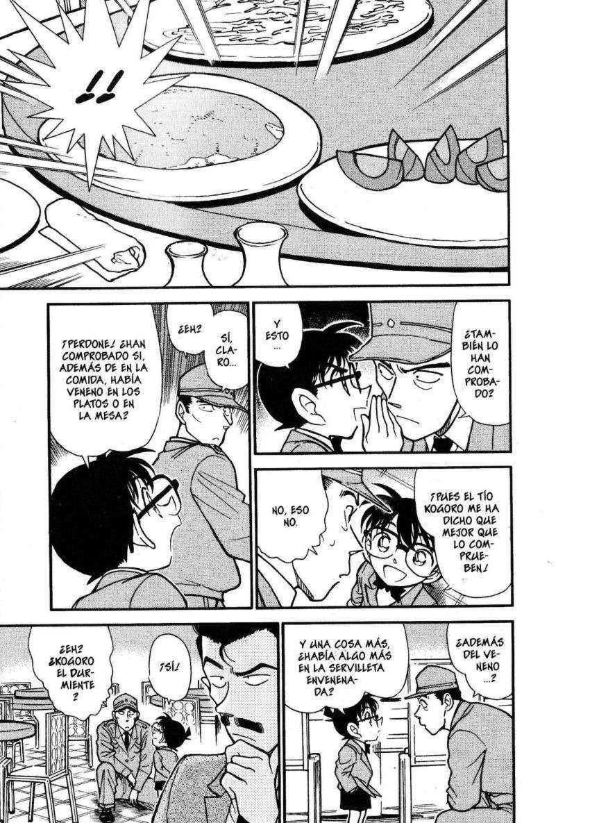 Detective Conan Capitulo 348: La trampa de la servilleta página 14
