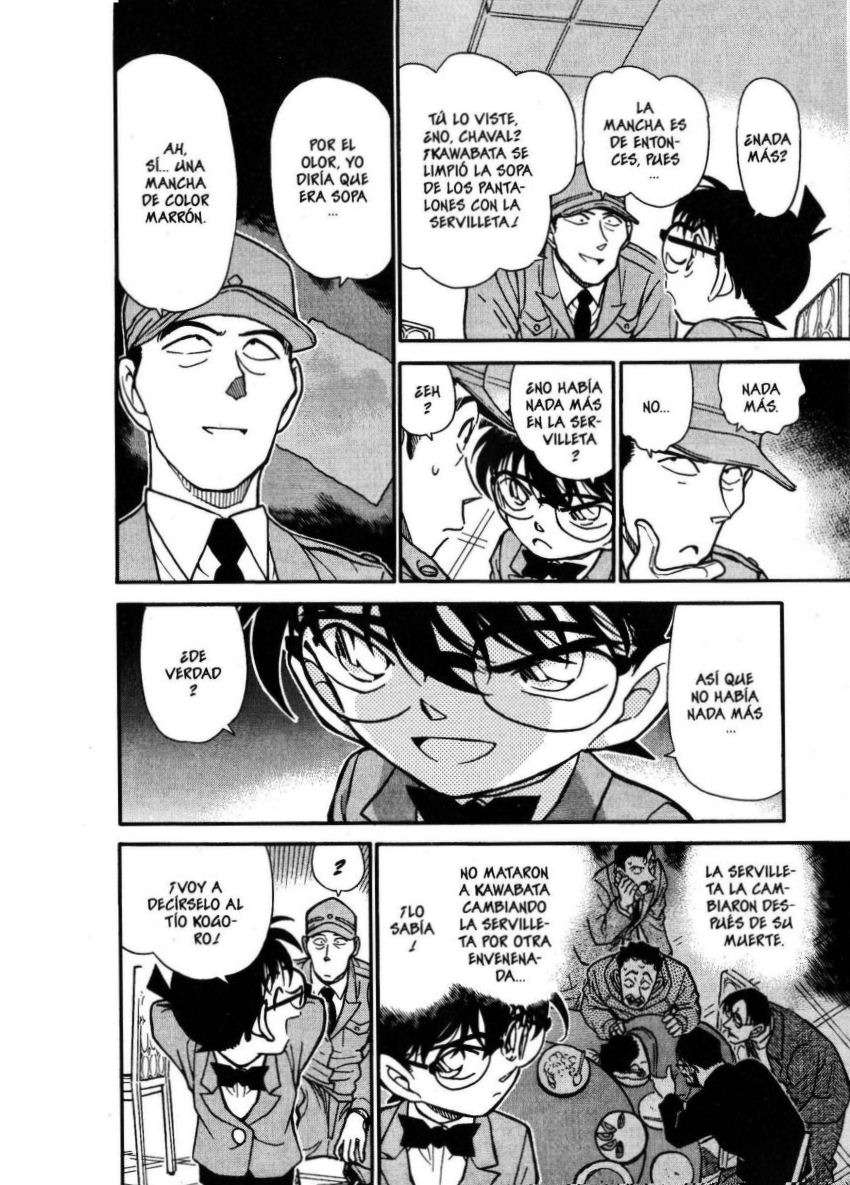 Detective Conan Capitulo 348: La trampa de la servilleta página 15