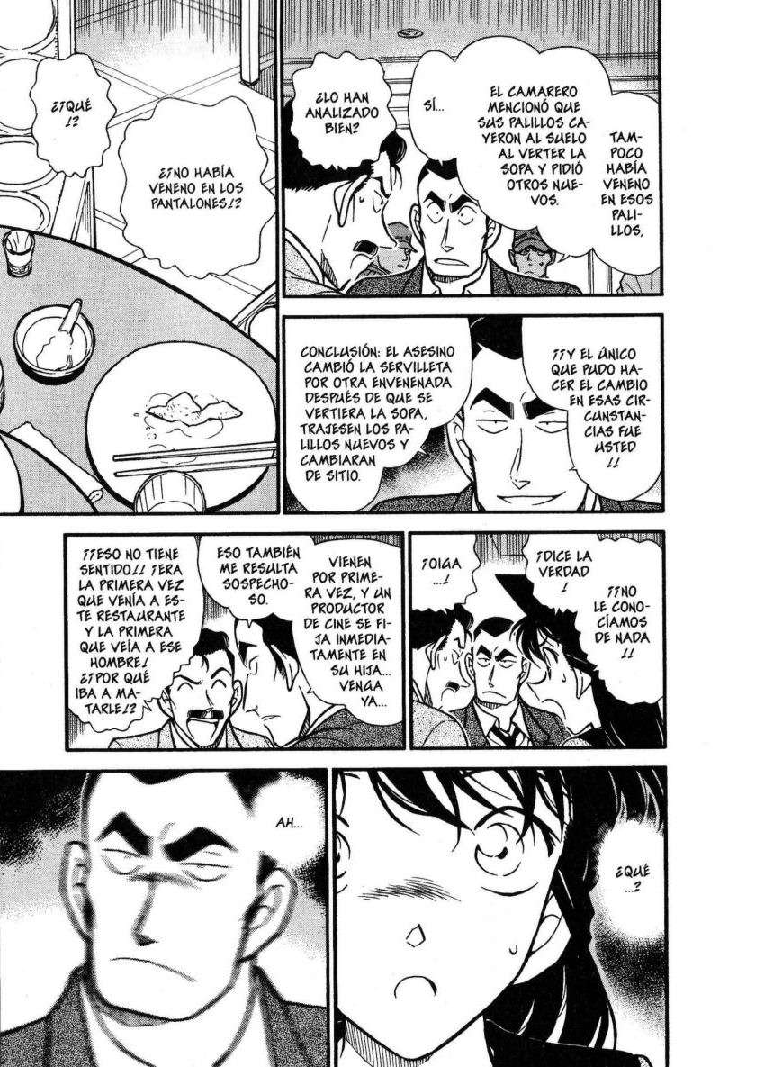 Detective Conan Capitulo 348: La trampa de la servilleta página 8