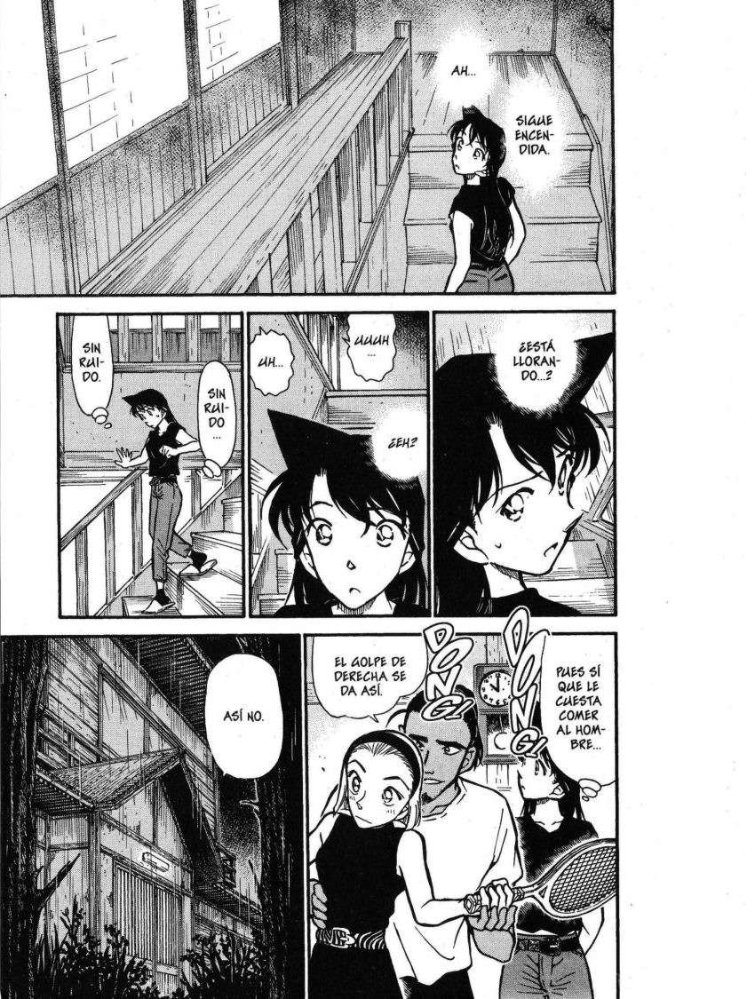 Detective Conan Capitulo 407: Una pista de tenis llena de recuerdos página 16