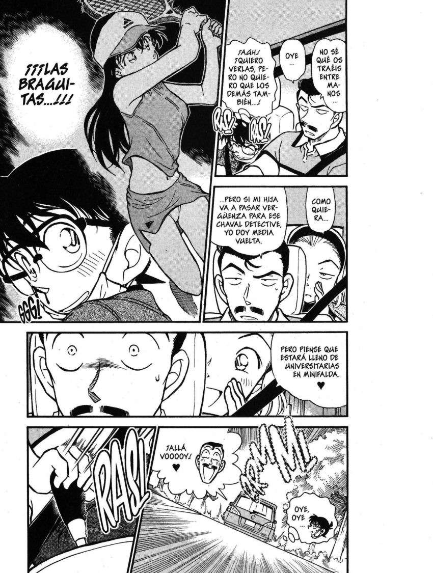 Detective Conan Capitulo 407: Una pista de tenis llena de recuerdos página 4