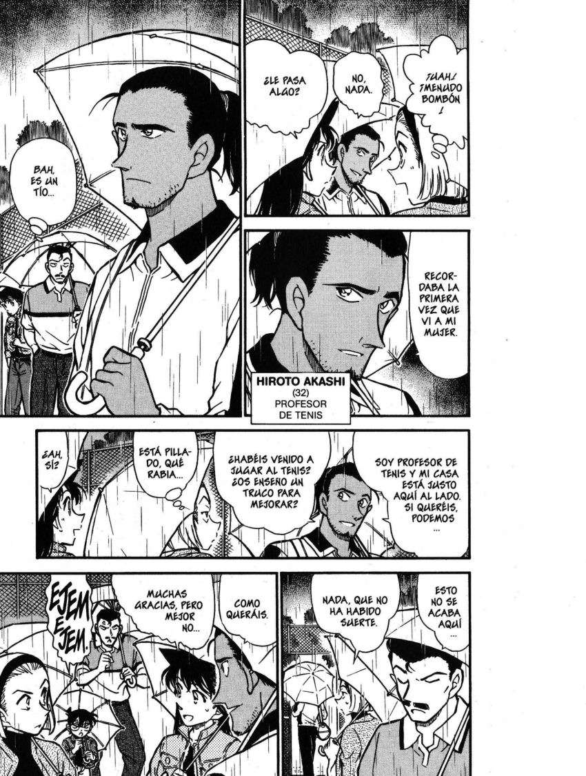 Detective Conan Capitulo 407: Una pista de tenis llena de recuerdos página 6
