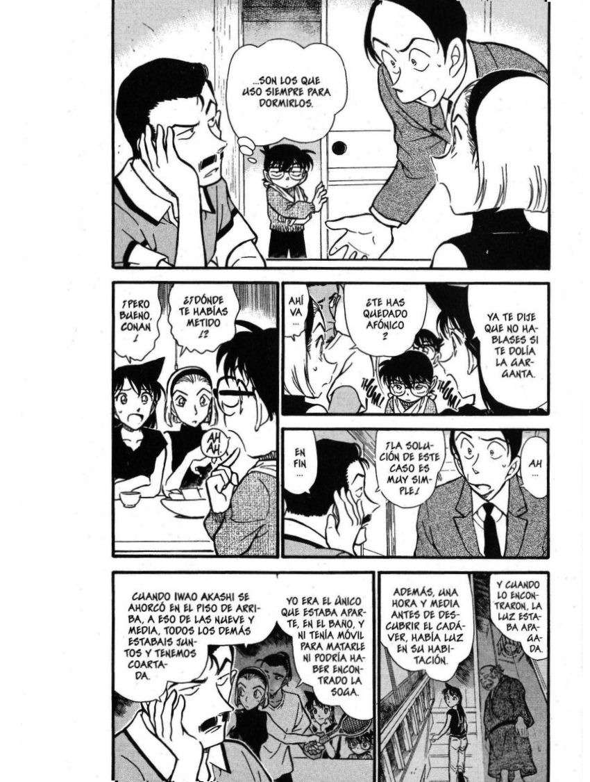 Detective Conan Capitulo 409: ¿¡Afónico!? página 3