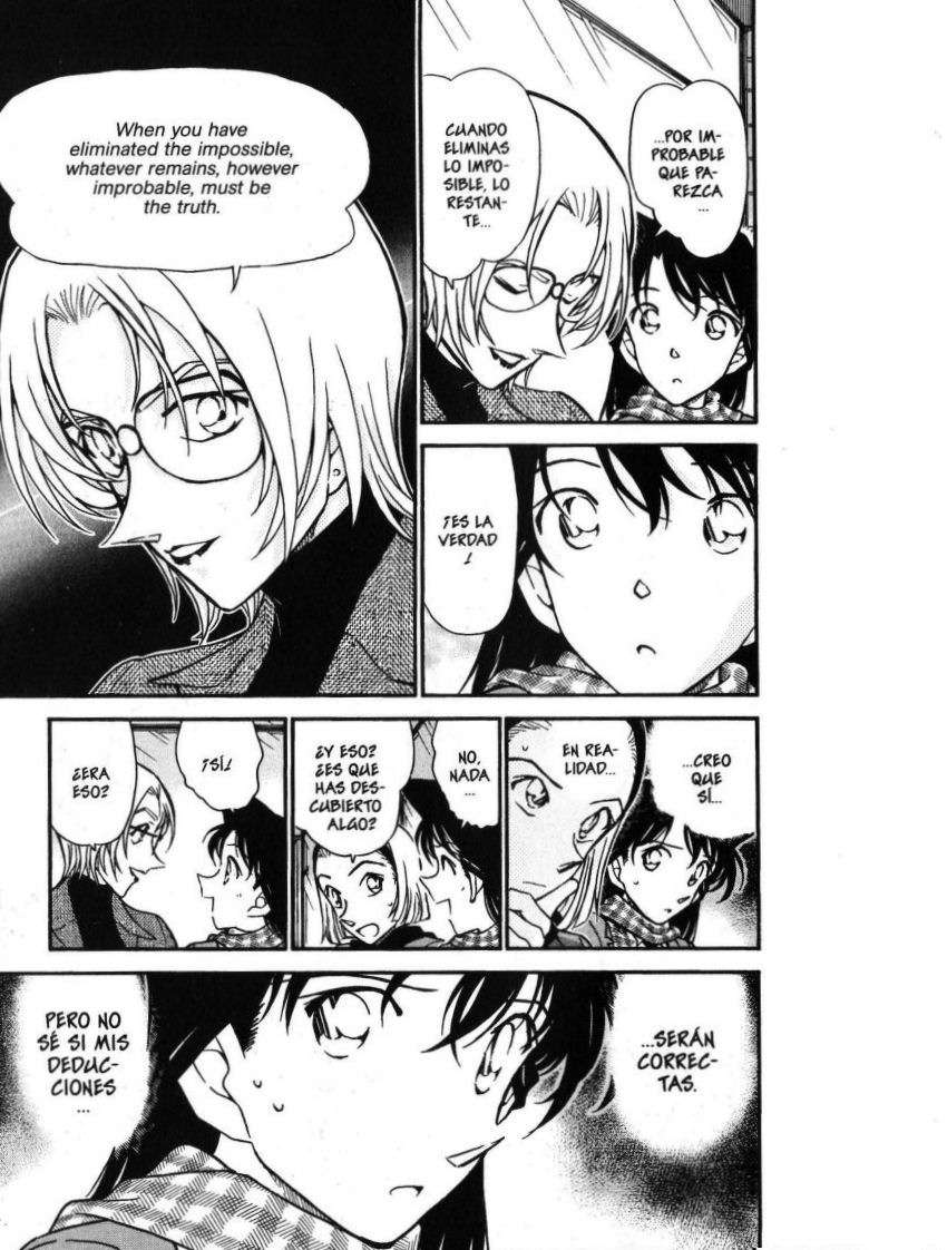 Detective Conan Capitulo 427: Las deducciones de Ran página 14