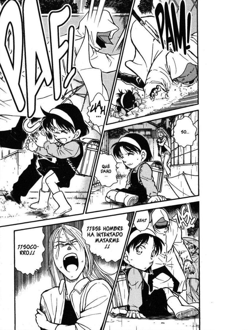 Detective Conan Capitulo 435: Huellas bajo la lluvia página 10