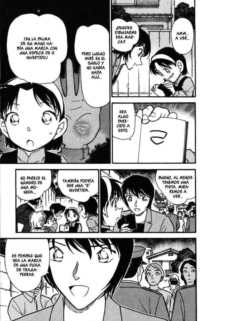 Detective Conan Capitulo 435: Huellas bajo la lluvia página 14