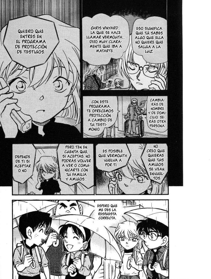 Detective Conan Capitulo 435: Huellas bajo la lluvia página 8