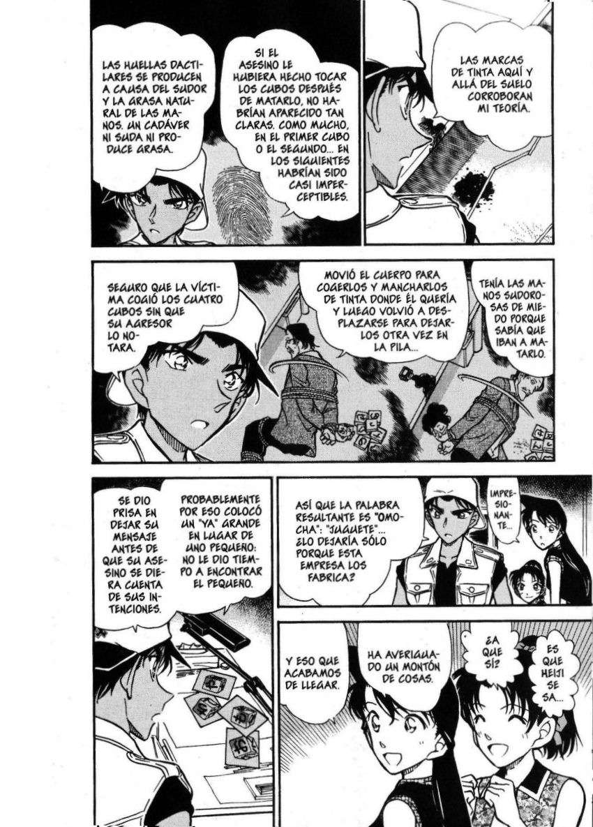 Detective Conan Capitulo 442: Mensaje en seis caras página 5