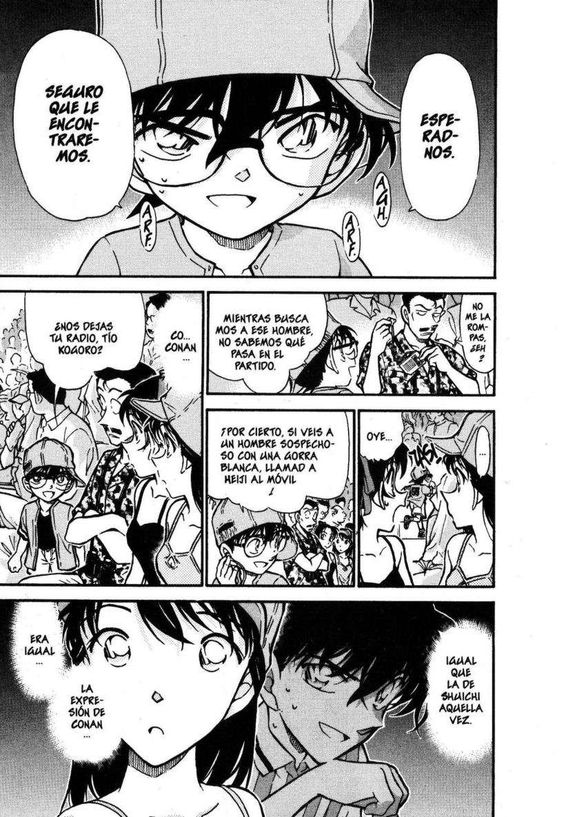 Detective Conan Capitulo 446: El desafío del demonio de Koshien página 10