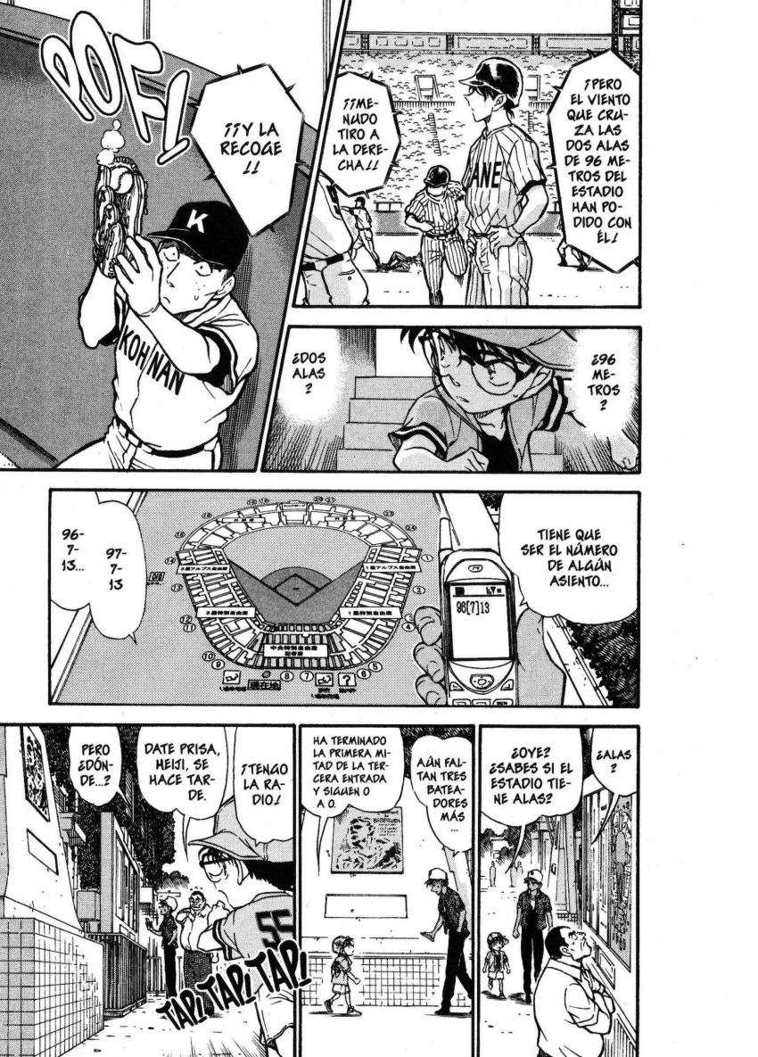 Detective Conan Capitulo 446: El desafío del demonio de Koshien página 12