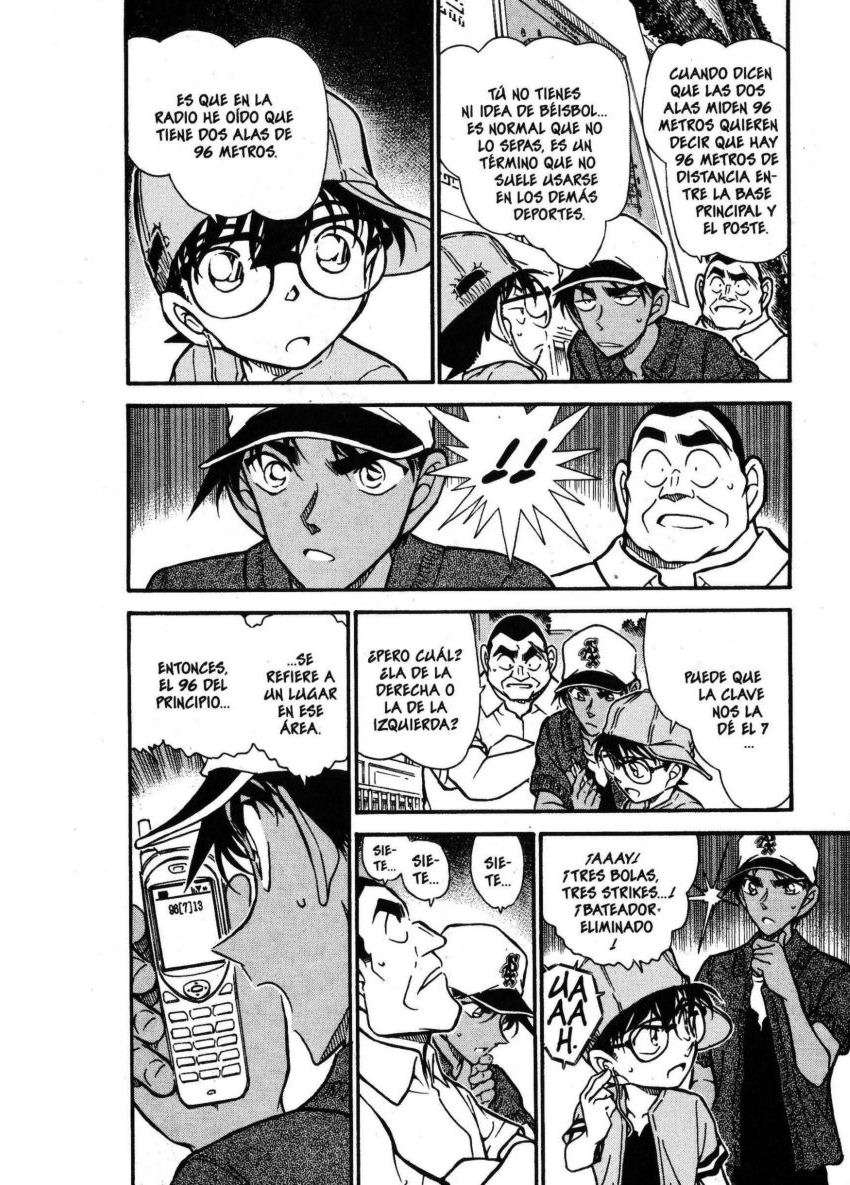 Detective Conan Capitulo 446: El desafío del demonio de Koshien página 13