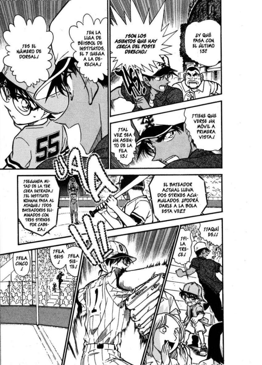 Detective Conan Capitulo 446: El desafío del demonio de Koshien página 14