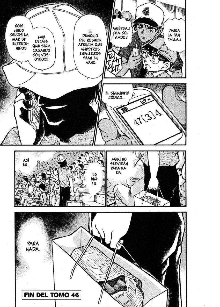 Detective Conan Capitulo 446: El desafío del demonio de Koshien página 16