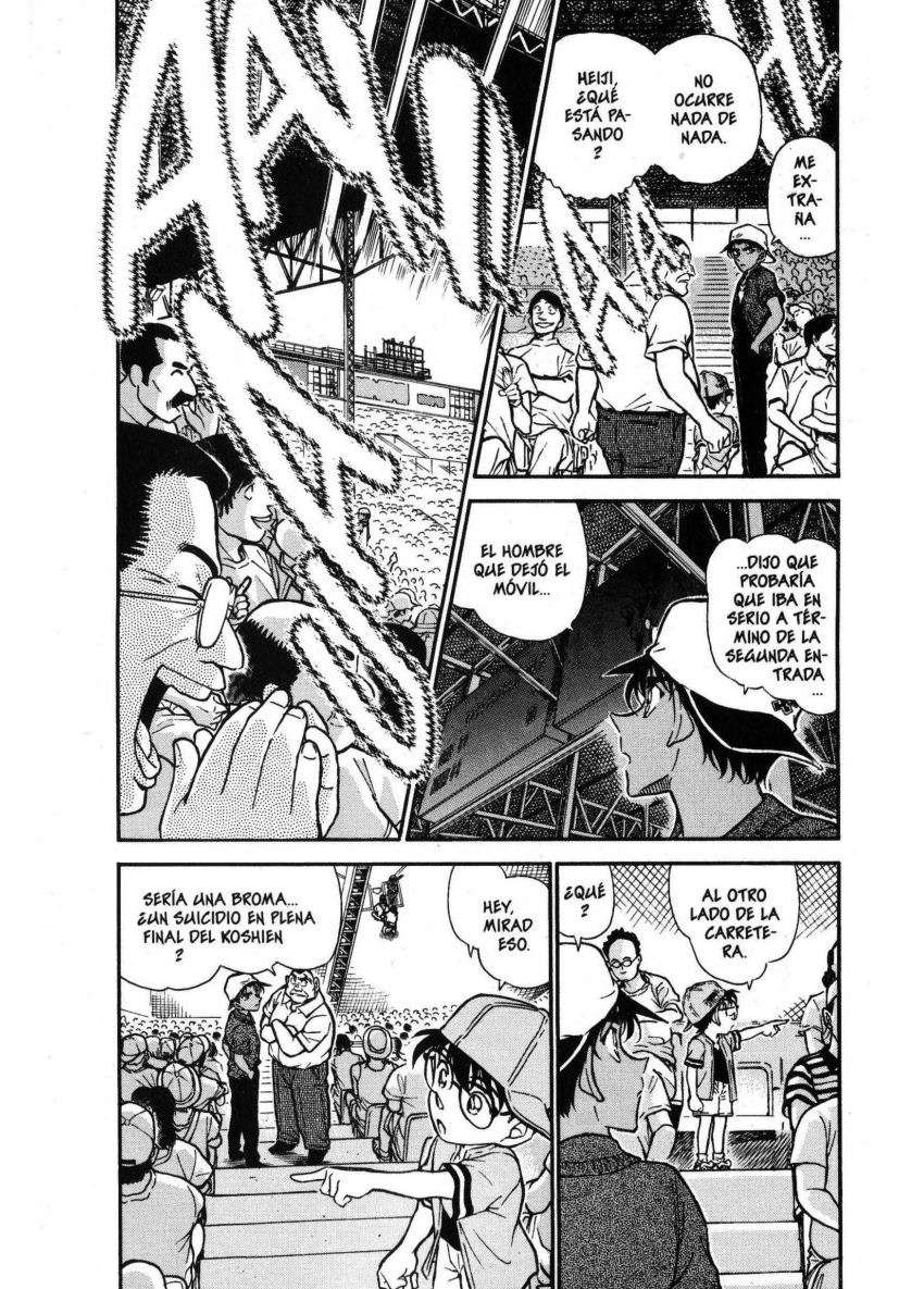 Detective Conan Capitulo 446: El desafío del demonio de Koshien página 3
