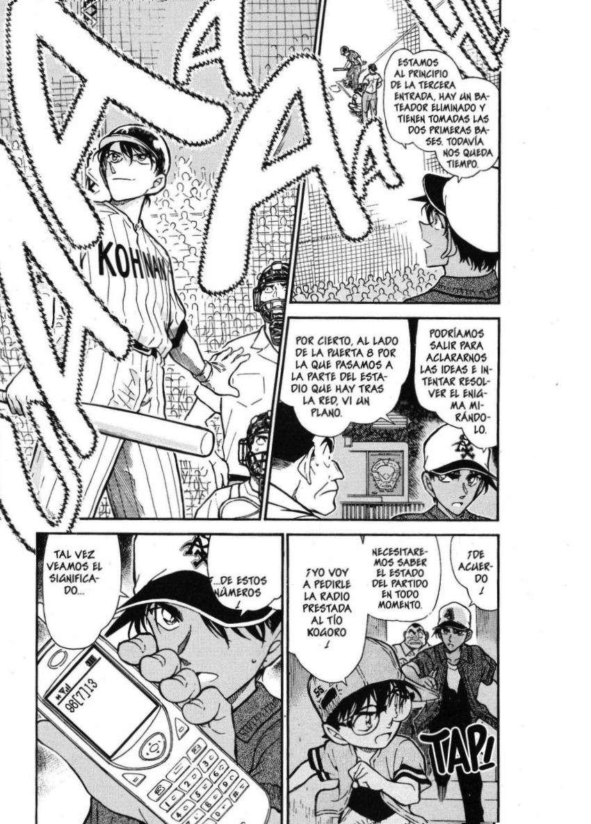 Detective Conan Capitulo 446: El desafío del demonio de Koshien página 8