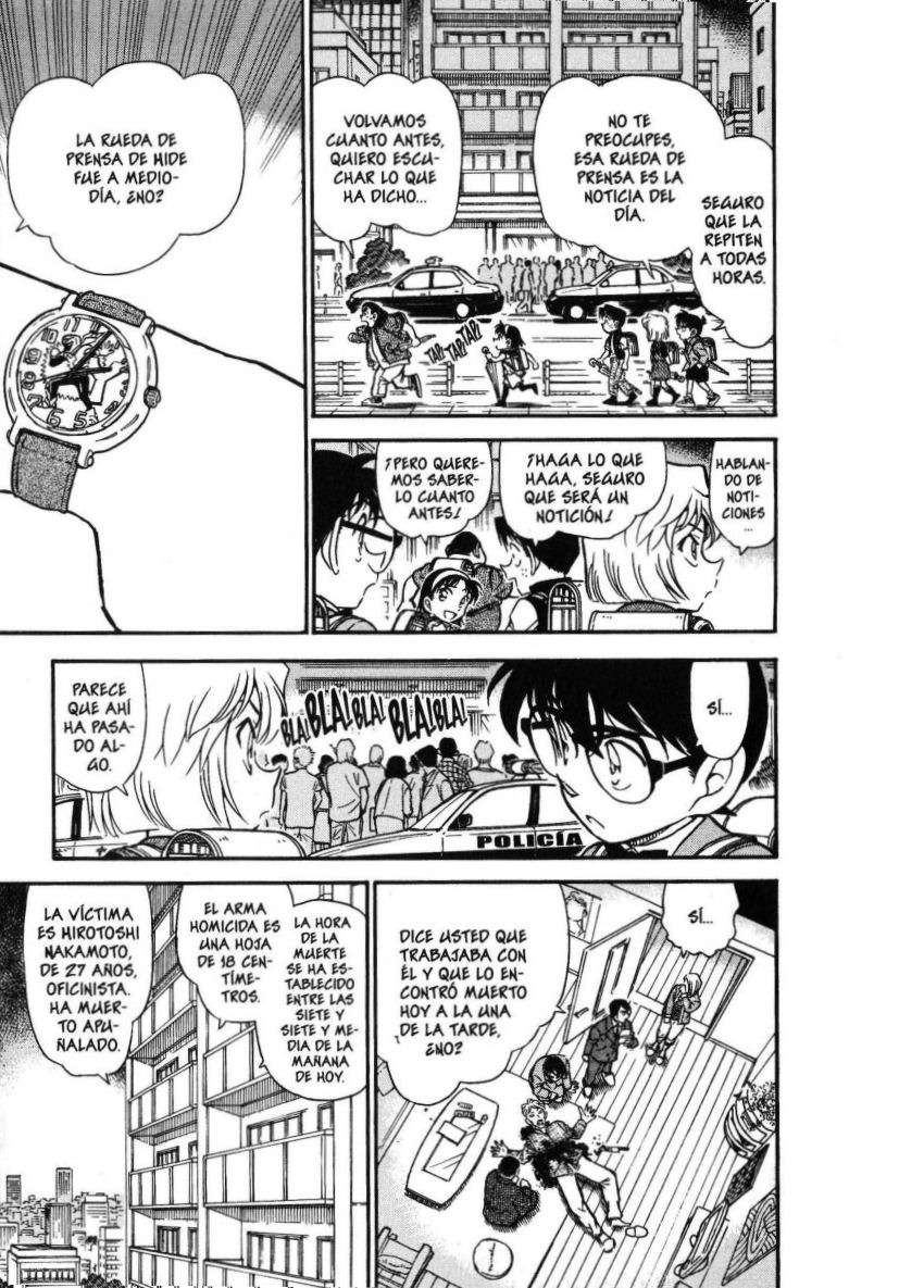 Detective Conan Capitulo 450: Del cielo al infierno página 14