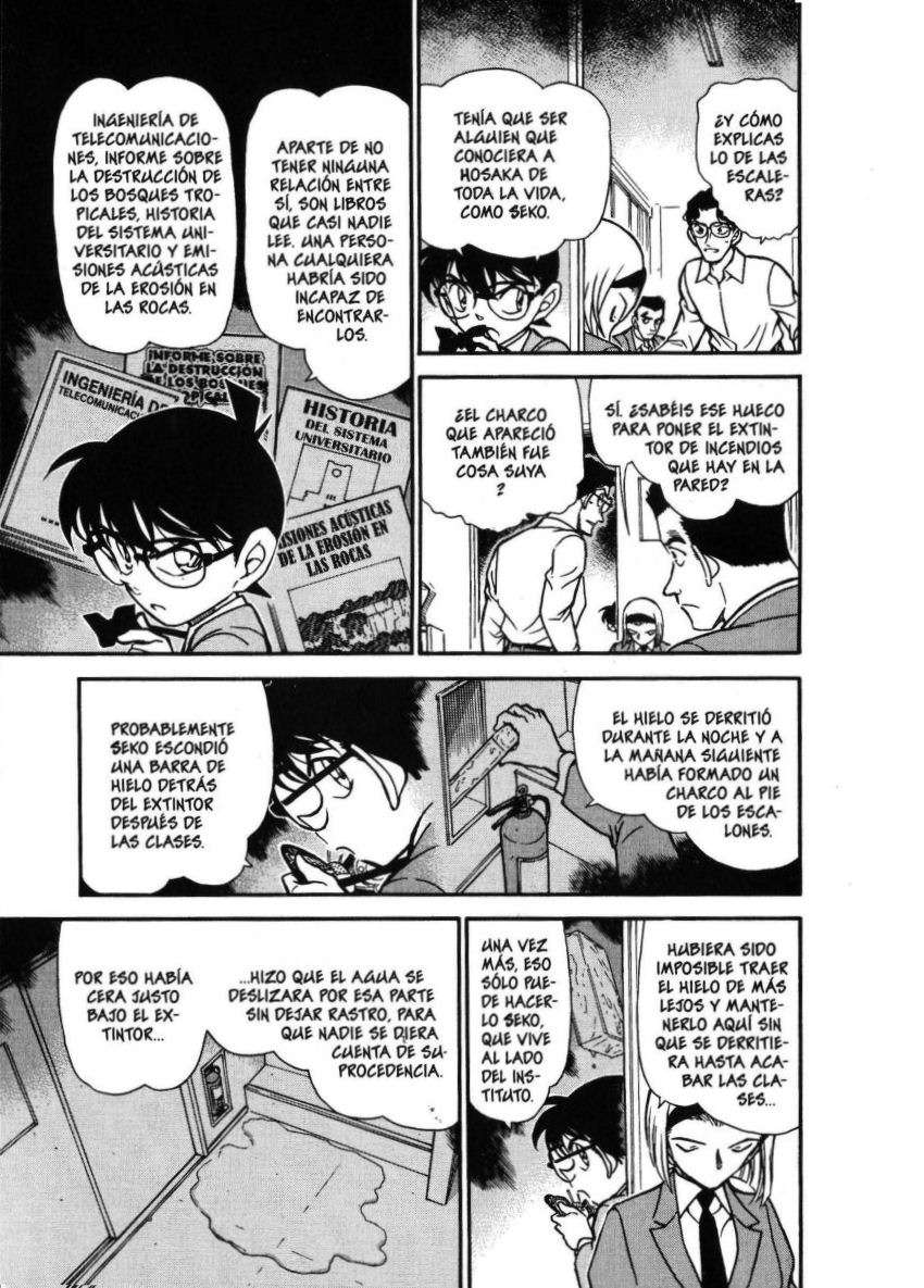 Detective Conan Capitulo 459: La verdad sobre la mesa abandonada página 10