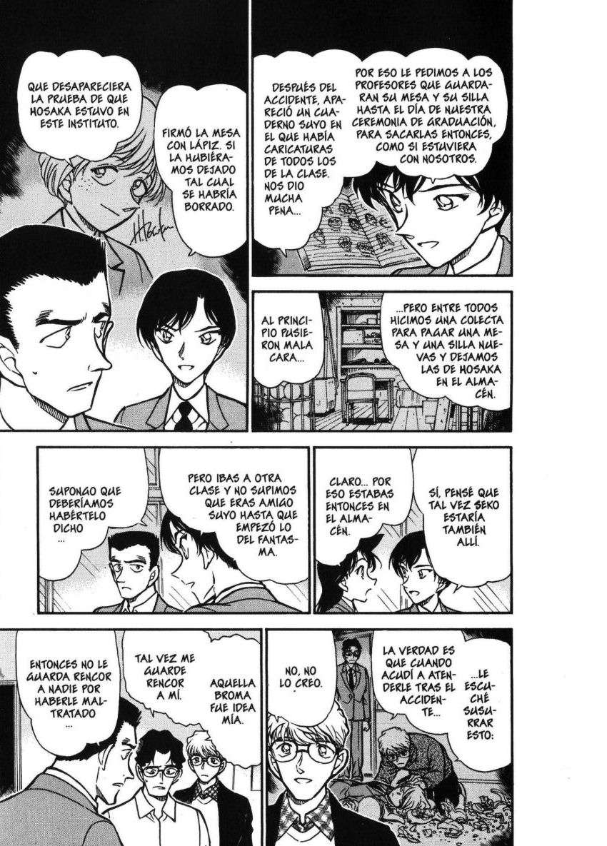 Detective Conan Capitulo 459: La verdad sobre la mesa abandonada página 14