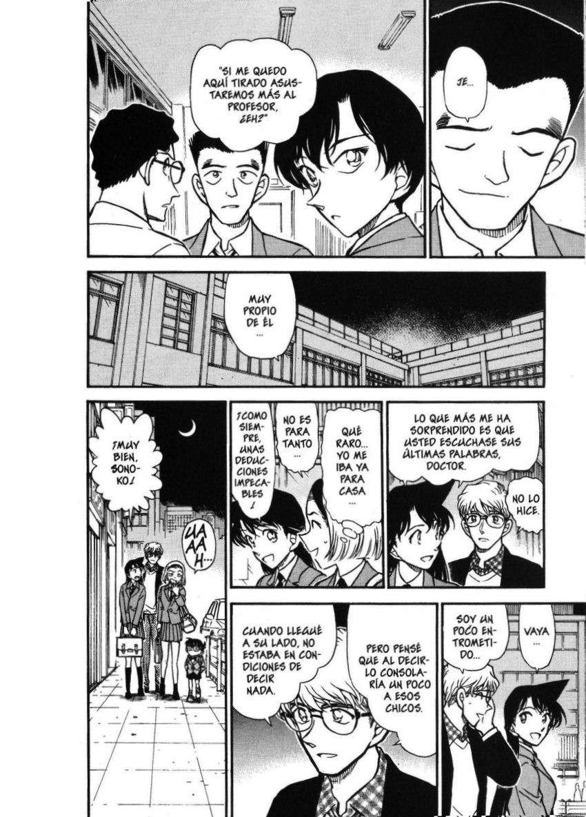 Detective Conan Capitulo 459: La verdad sobre la mesa abandonada página 15