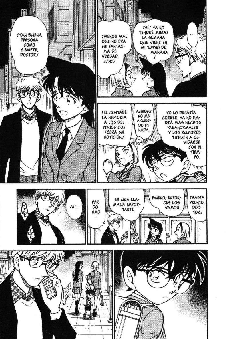 Detective Conan Capitulo 459: La verdad sobre la mesa abandonada página 16