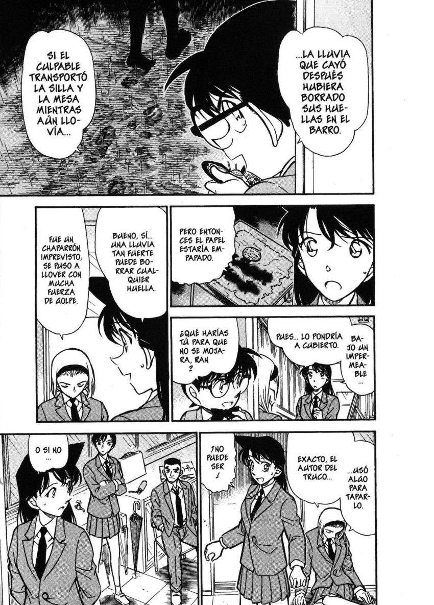 Detective Conan Capitulo 459: La verdad sobre la mesa abandonada página 6