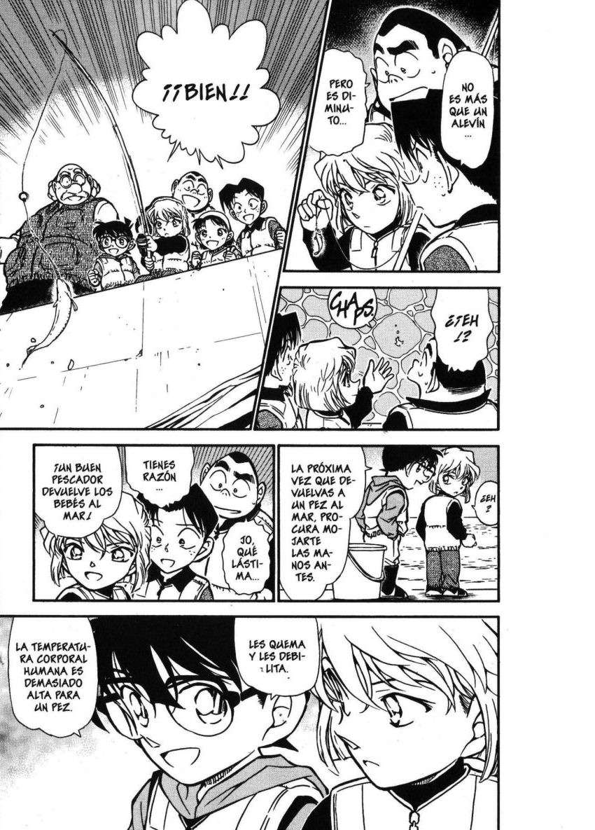 Detective Conan Capitulo 460: Un rincón secreto en medio del mar página 12